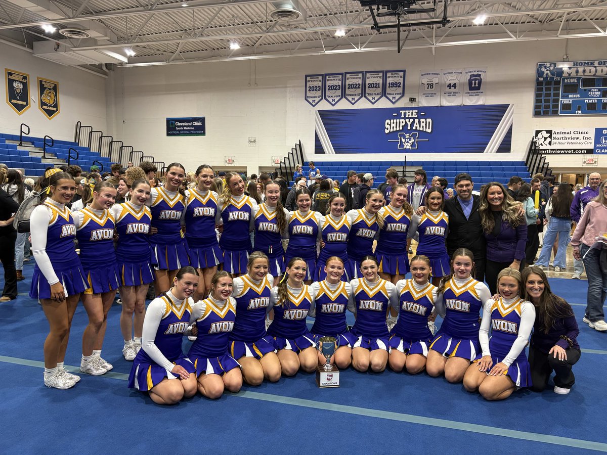avoneagles's tweet photo. A huge congratulations to our Eagle Cheerleading team who WON the SWC competition with a total score of 182.9! They were incredible, Go Eagles!!! https://t.co/b3SZG4iMNb