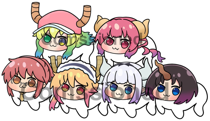 commissioned @/olddeadpins
#doro #misskobayashisdragonmaid