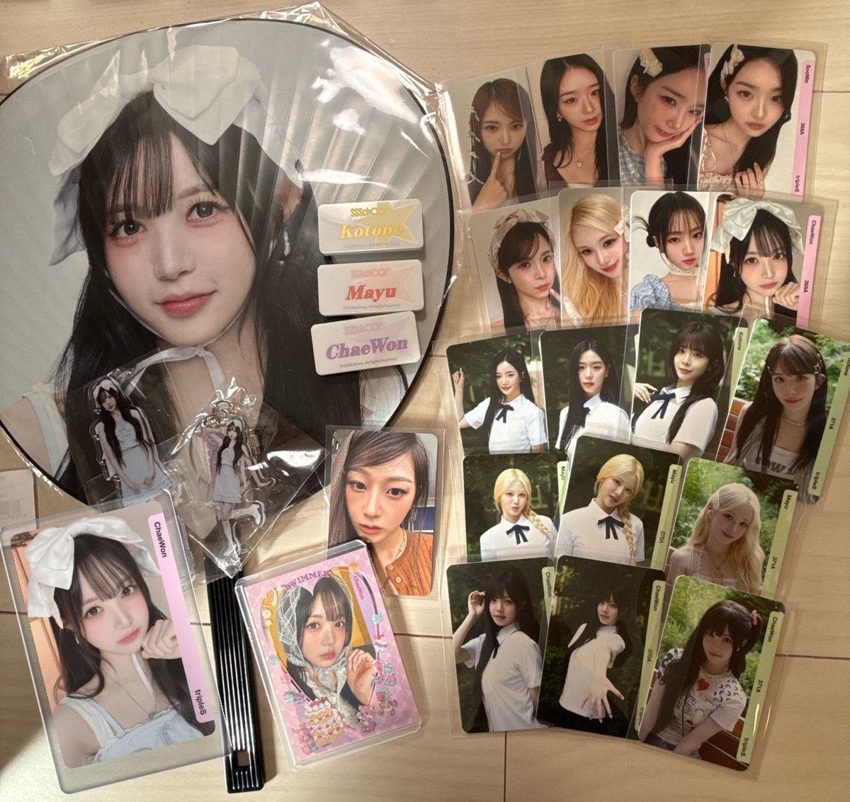 交換、代行ありがとうございました😿😿
琴音ちゃんの369以外欲しかったもの全部ゲットできました😻
そして24人の時の交換のむずさを再実感🥹