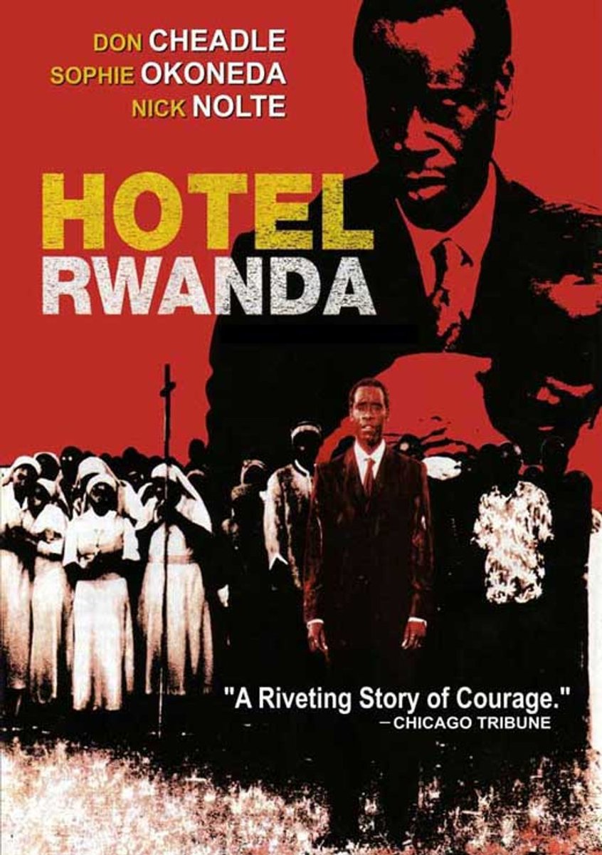 Watching Hotel Rwanda directed by Terry George from 2004 from the public library  #FilmTwitter