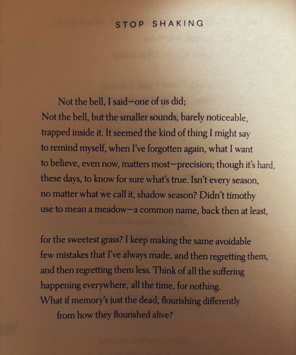 chenchenwrites's tweet image. What if memory&apos;s just the dead, flourishing differently
       from how they flourished alive?

—Carl Phillips, from “Stop Shaking”