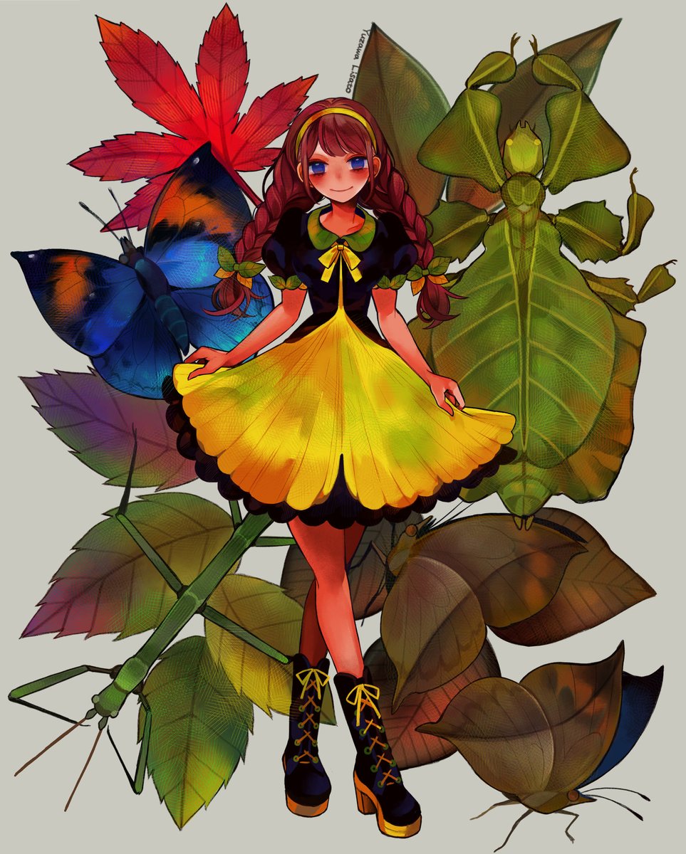 「紅葉が綺麗なので再掲」|由澤　里郷のイラスト