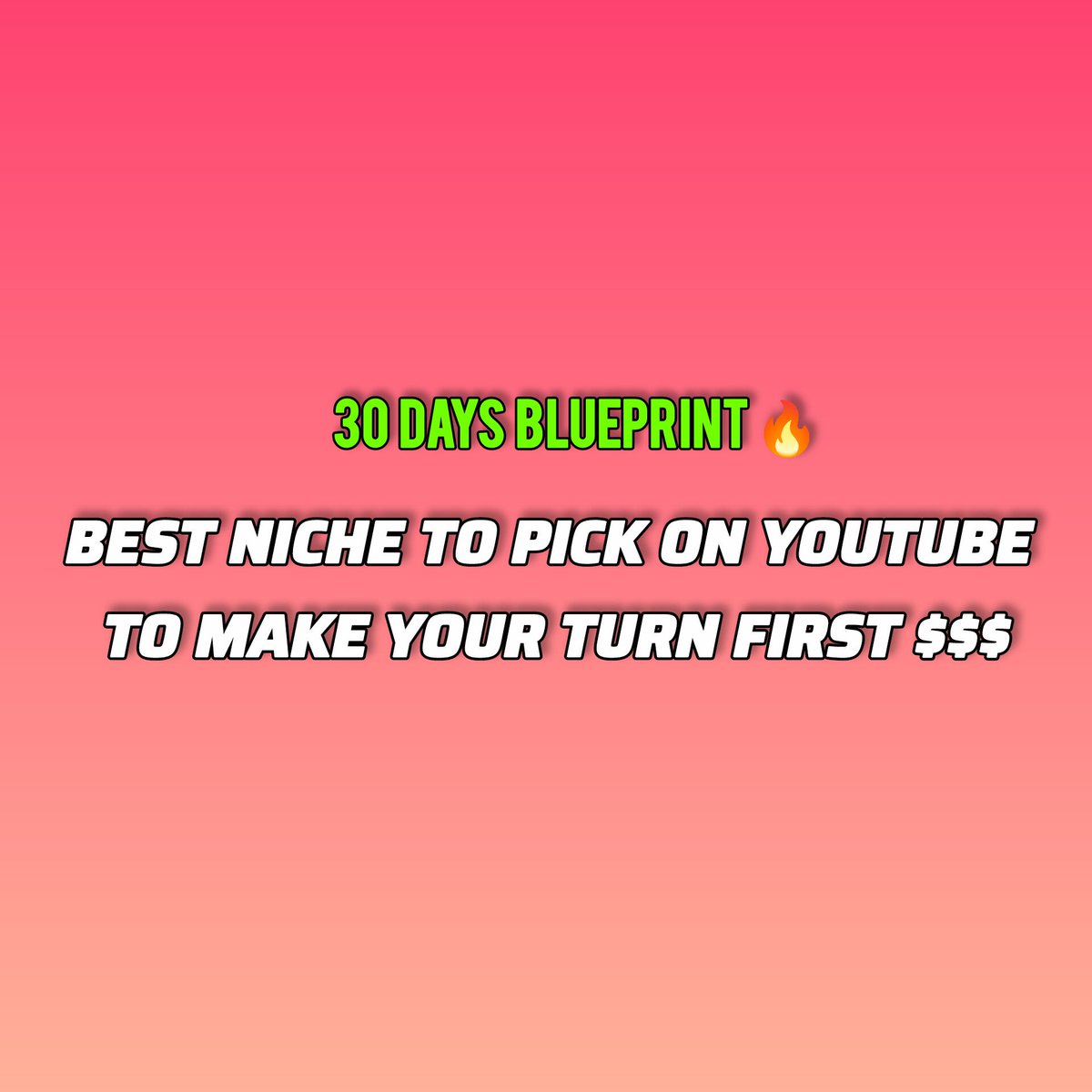 Day 3 video already cooking
Also documenting and preparing the blueprint Am going to be selling/revealing on day 31st . 
If you saw this post comment "day 3"
#blueprint