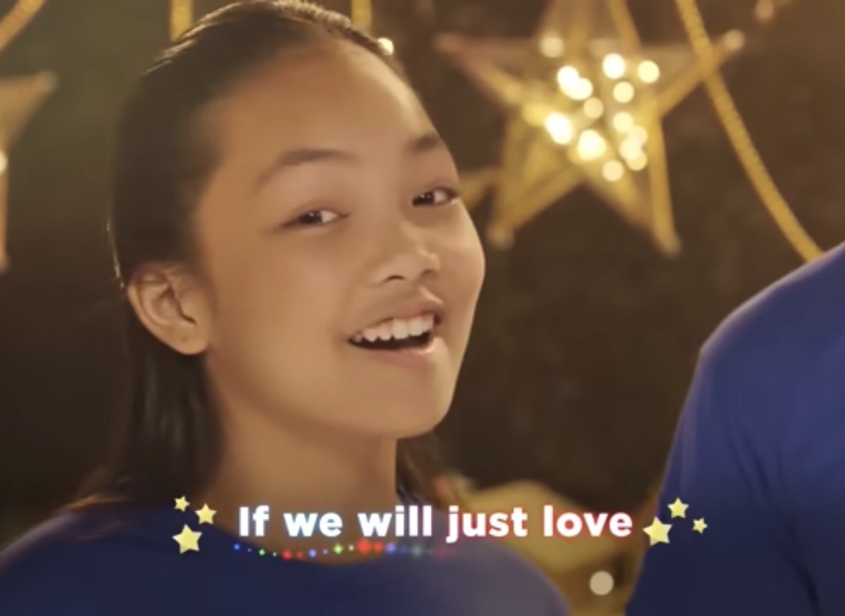 Just spotted carmelle from the ABS CBN Christmas Station ID 2019 "Family is Forever". 

Damn, i feel so old 😅🥲 #PBBCollab20EsnyrYall