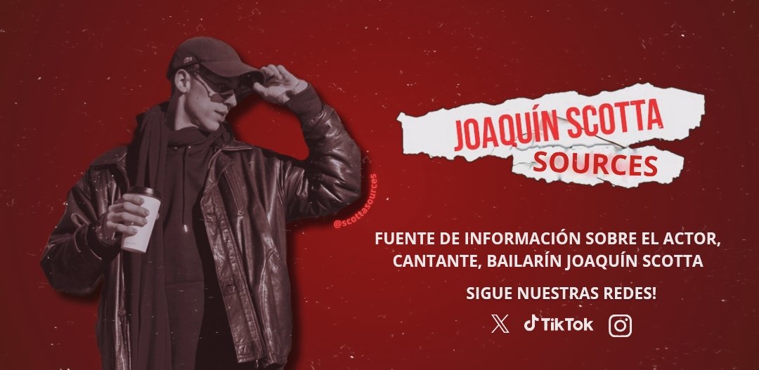 scottasources's tweet image. – Hola!! somos Joaco Scotta Sources, un espacio dedicado a su trayectoria. donde vas a poder encontrar novedades, información y contenido sobre el ❤️✨️

 • Seguinos y activa la campanita así no te perdes nada sobre el !