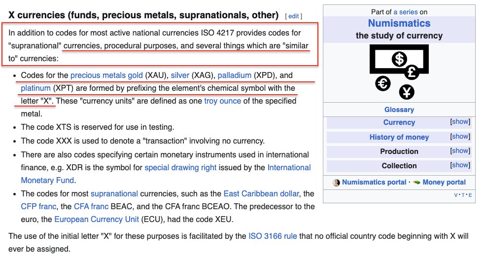 CDemanincor's tweet photo. XRP holders please listen up 

it is not a confusing ticker if you understand currencies! 

my friends 

I hold both $XRP & $XPR without confusion!

people just need education 💯

In global markets, the “X” in an ISO 4217 code usually means it’s not tied to any one country often a precious metal, commodity, or special asset.  
Common examples:  
XAU → Gold 
XAG → Silver

XRP - X ( not tied to any country) RP (Ripple) 

XPR - X ) not tied to any country) PR (Proton)

the tribalism could be solved with education 

lets work as a team that stands FOR financial freedom, 

NOT a bunch of heathens acting like there will be one ring to rule them all. 

PS. anyone can go on @krakenfx  support page and read about this