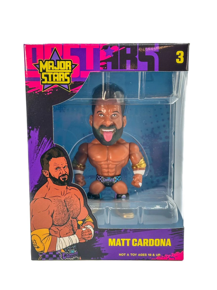 CollectMajor's tweet image. Two different @TheMattCardona #MajorStars are in-stock at CollectMajor.com.

The Series One and #NYCC exclusive are both running low so pick them up soon and add them to your collection!

#CollectMajor
#ScratchThatFigureItch
