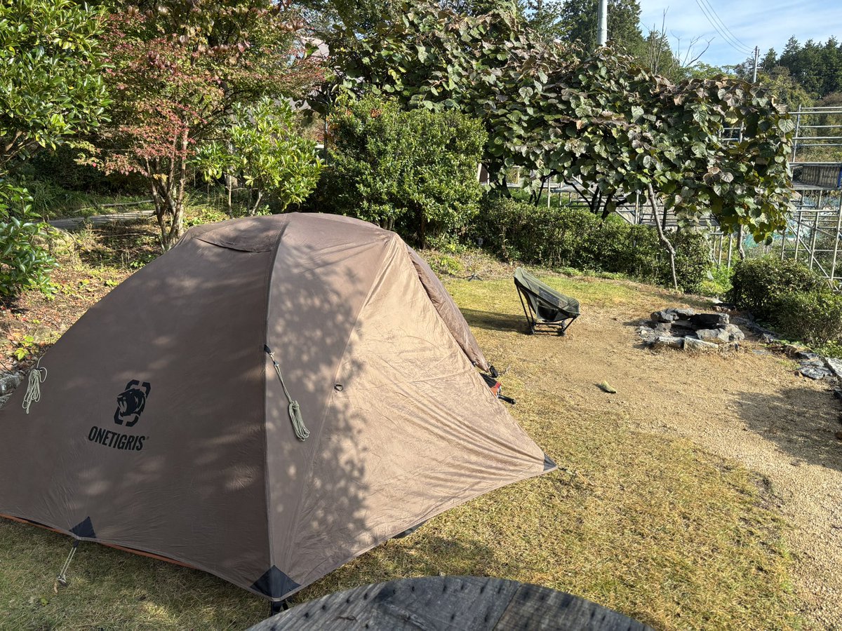 mugi_alc20's tweet image. キャンプ場を撤収して帰ります。
広島県神石高原町Takibiya camp field おひとり様天守閣サイトに2泊しました。
とても良いキャンプ場でした