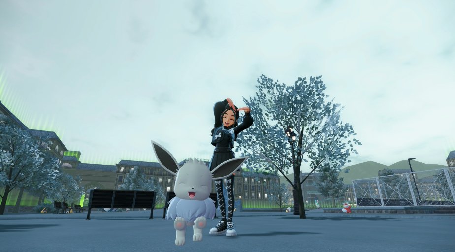 eevee's biggest fan finally found shiny eevee (i love him)