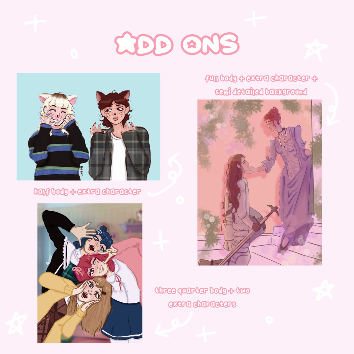 bea⁷ 🍓| comms open !! tweet media