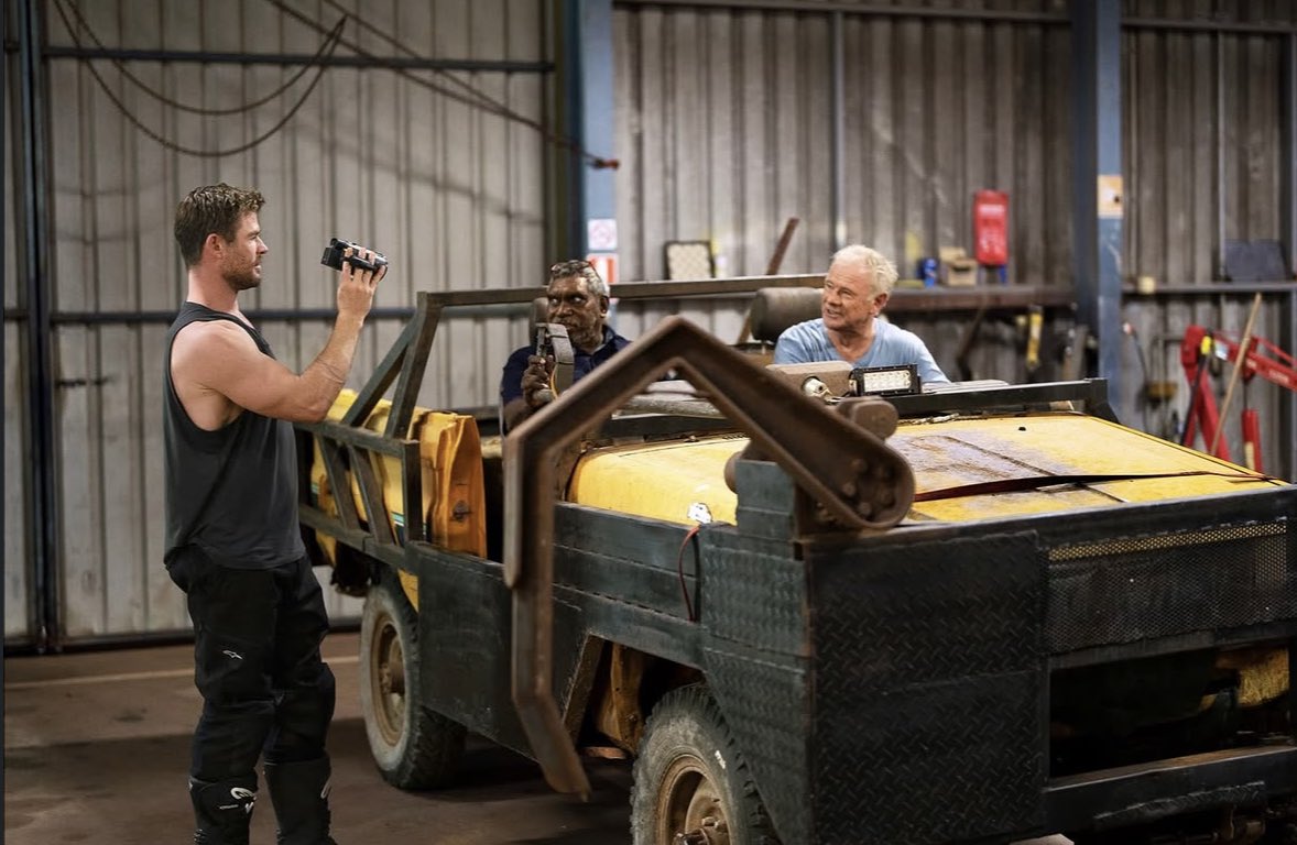 New photos from ‘Chris Hemsworth: A Road Trip To Remember’ have been released! 

The documentary premieres on National Geographic on November 23 and streams on Disney+ and Hulu the next day.