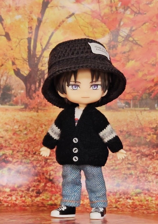 うちのお着替え長谷部くん。身長調整しました。