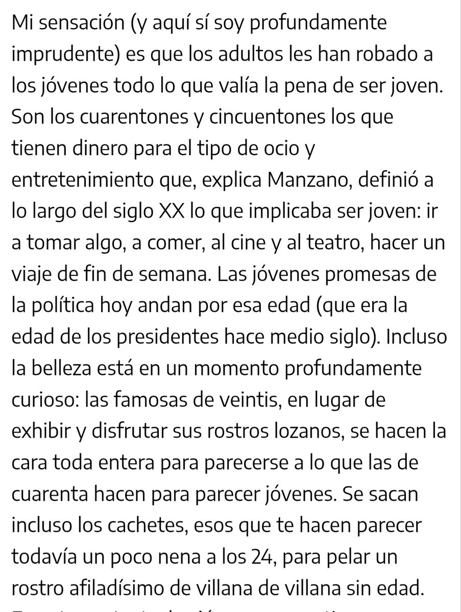 joaco_est's tweet image. Coincido 100% con esto de @tamtenenbaum. Es un tema que vivo en carne propia, pero que noto que es general a mi generación.