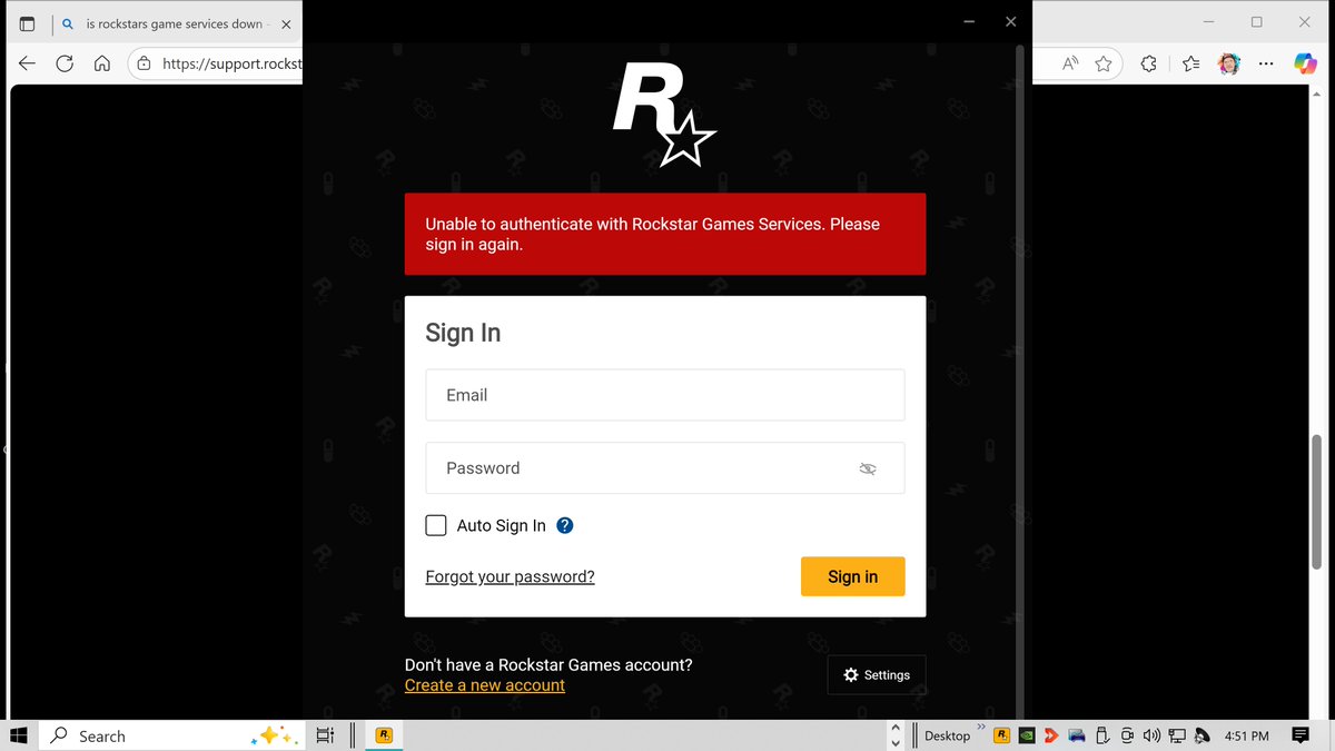 chicagoCSCD's tweet photo. Hey @RockstarGames and @RockstarSupport i went to open up the rockstar launcher and its throwing a error with unable to authenticate. not sure whats up. also on the website cannot see support tickets in My dashboard. https://t.co/1rpNCtijmu