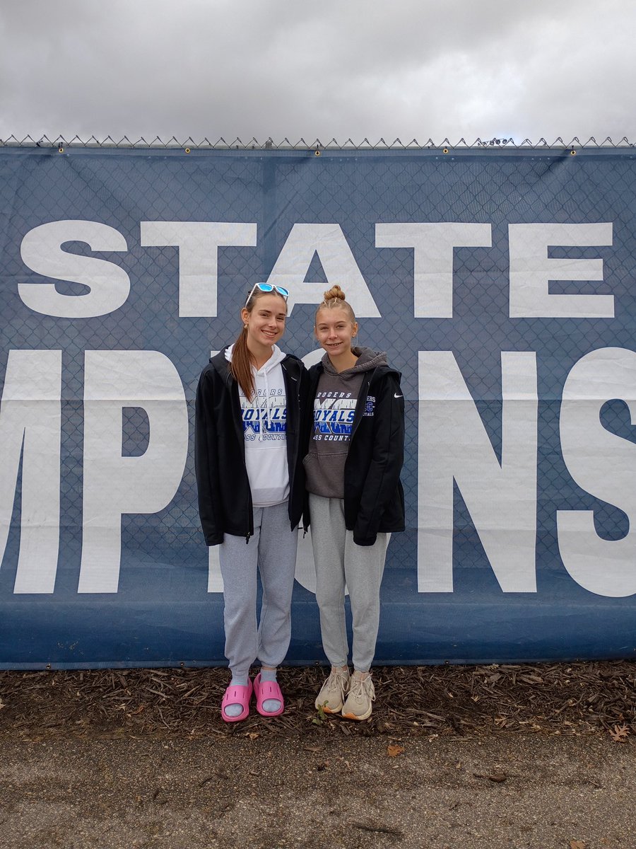 RogersHighSclMN's tweet image. Cara Back and Lauren Barthel competed at the girls state cross country meet on Saturday! Congratulations to Cara who placed 25th earning All-State honors! #RoyalPride #IAGDTBAR