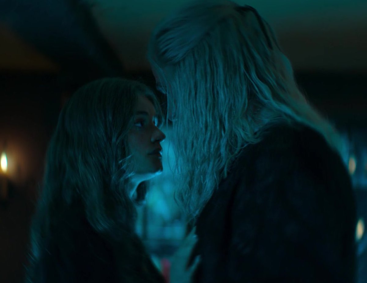 sophslcver's tweet photo. I just noticed that yen has grey hair here… this was indeed geralt dreaming of them growing old together im going to be SICK https://t.co/el95qLmfi0