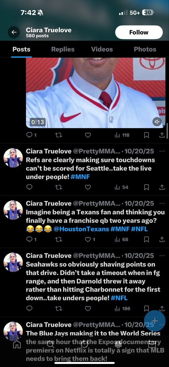 BryanFa15307628's tweet photo. @PrettyMMAgirl @danawhite @espn The fbi told the ufc about the shady line movement. Dwcs has some terrible judging that seems borderline rigged often. At least I’m consistent ya hypocrite https://t.co/qHhKSHnP4T