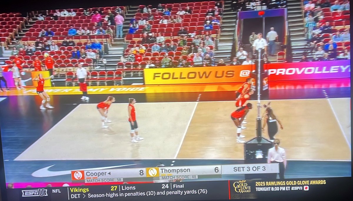 andrevanzark's tweet image. Even though Team Thompson has done more kills. Team Cooper has been dominating … like ever since cooper became captain she had lead each team to victory 🫡 #AUproVB