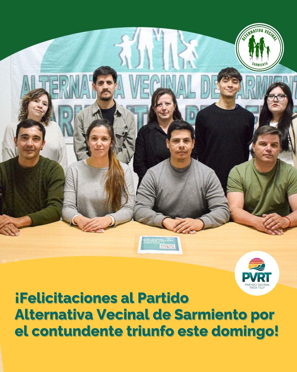 Partido Vecinal de Rada Tilly tweet media