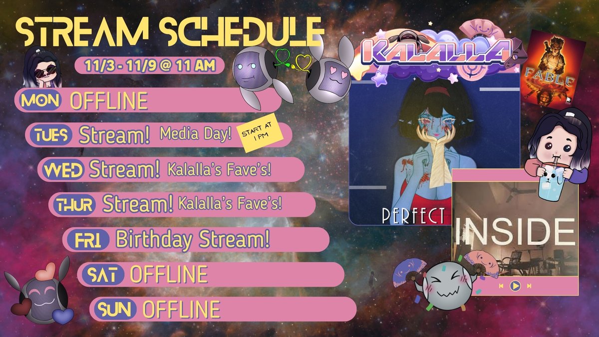 Kalalla ｡ﾟ☆*.☽ Nebula Vtuber tweet media