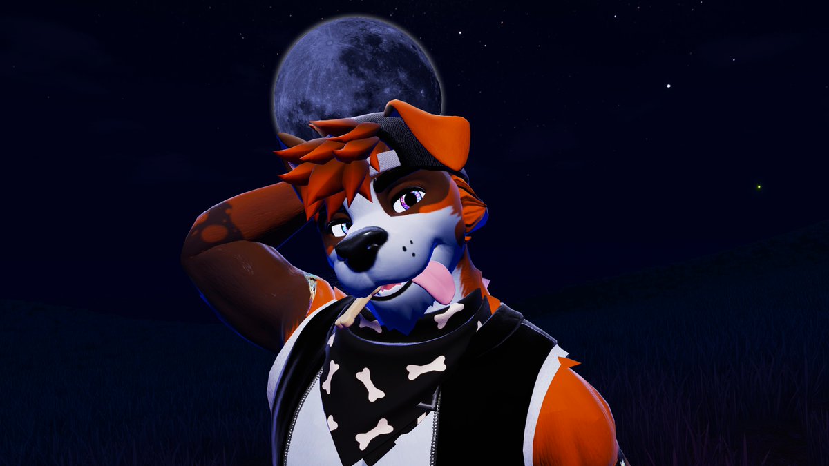 Care to join me for a midnight stroll under the moonlight? 😙

#VRChat #vrchatfurry #furries #furry #thatdogcoda