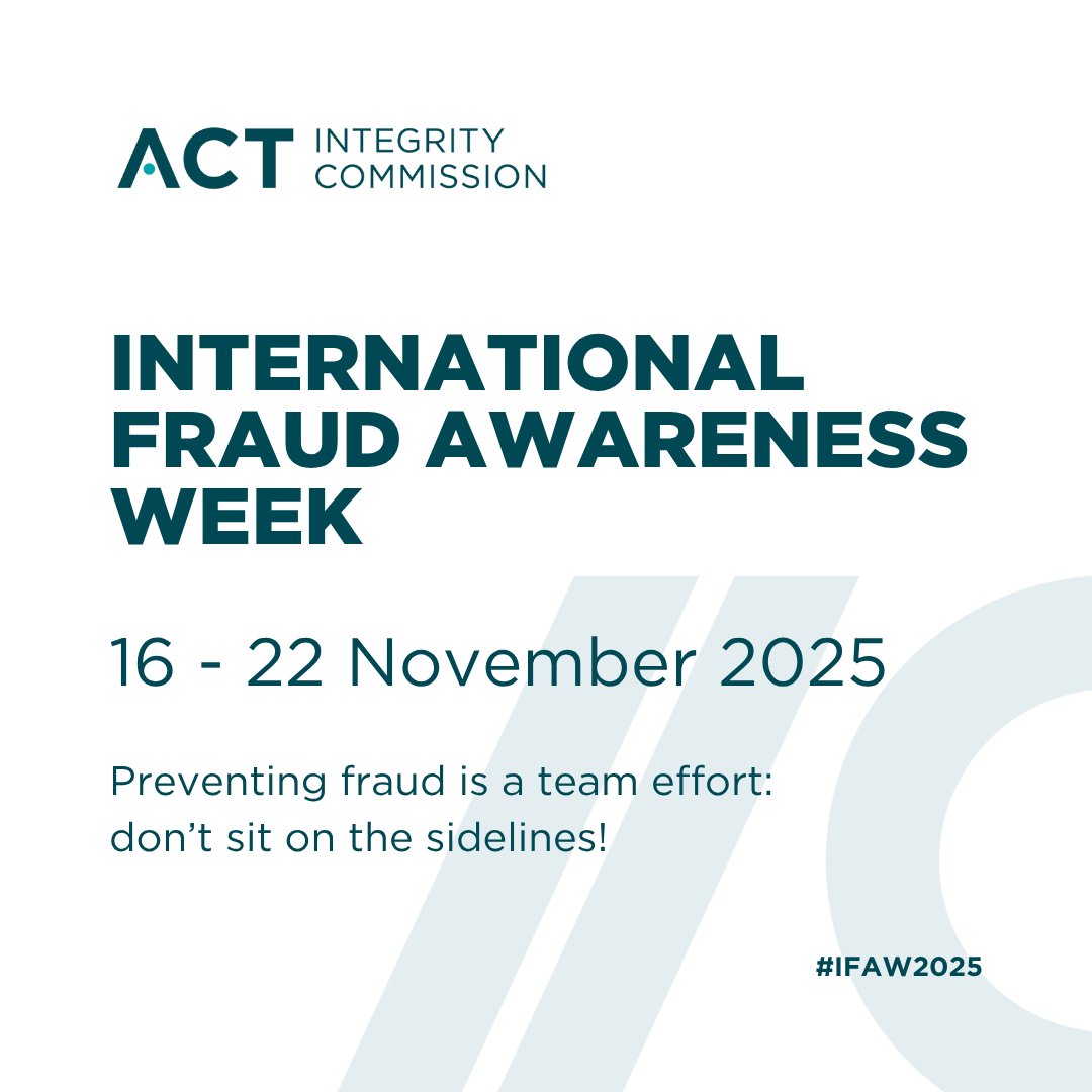 This year’s International #FraudAwarenessWeek theme ‘Preventing Fraud is a Team Effort – Don’t Sit on the Sidelines’ highlights the need to raise awareness, strengthen collaboration and highlight that everyone plays a part in preventing fraud.

Find out more via <a href="/agdgovau/">AGD AU</a>