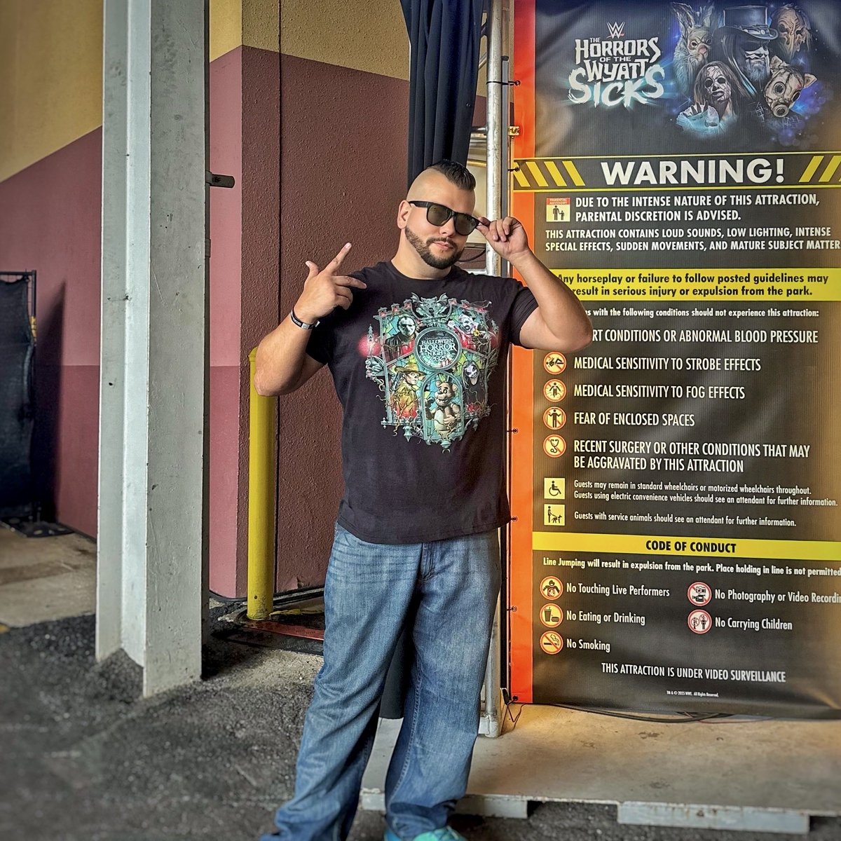 TuckBeck's tweet image. Out of all the houses, I’ll miss this one the most. The Horrors of the Wyatt Sicks at @HorrorNightsORL will forever have a special place in my heart. 🖤
.
#HalloweenHorrorNights #HHN34
#UniversalStudiosBlogger #UOAP
#TheHorrorsoftheWyattSicks 💀