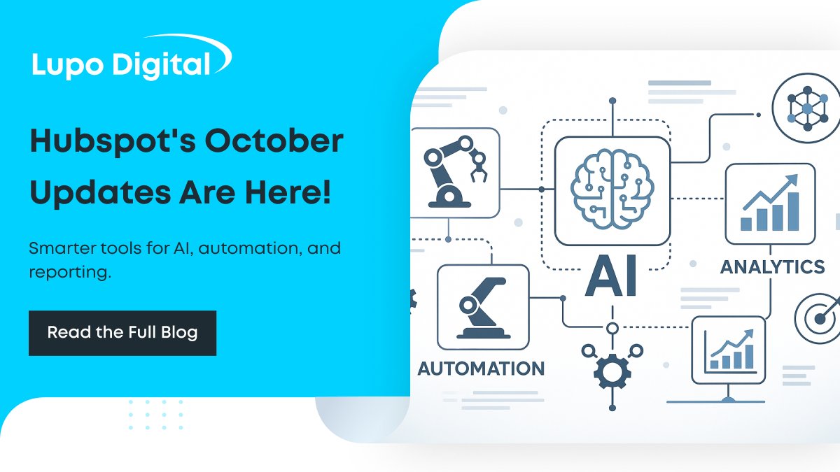 HubSpot’s October Breeze updates bring smarter tools to boost speed, organization &amp; customer experience. From AI Customer Agents to Breeze-powered automation &amp; better dashboards—workflows are faster than ever.

Check out the complete October update here: hubs.li/Q03R3G2h0