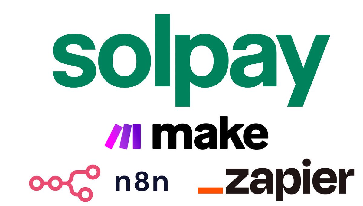SolPayCash's tweet image. @SolPayCash x @n8n_io x @zapier x @make_hq

We have so much bullish news this week that we’re starting to leak some of it early just to fit it all in!

Our storefronts just got supercharged. You can now connect your SolPay Storefront with the world’s leading automation platforms…