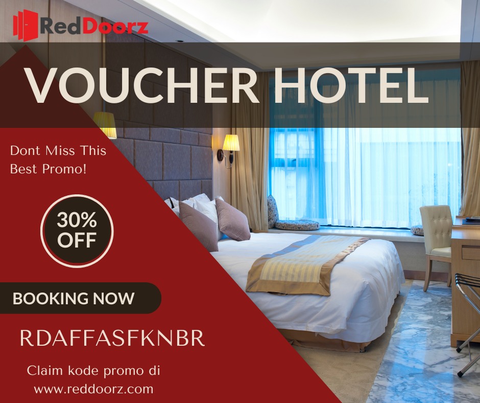 hotelmurah_skuy's tweet image. 🛎️ Lagi cari penginapan nyaman buat liburan atau kerja?
Langsung dapetin diskon 30% dengan kode RDAFFASFKNBR di reddoorz.com 💥
💡 Langkah:
1️⃣ Buka situsnya
2️⃣ Pilih lokasi &amp;amp; tanggal
3️⃣ Masukkan kode promo
4️⃣ Nikmati hematnya 💸
#StaySmart #NginepHemat #PromoUpdate
