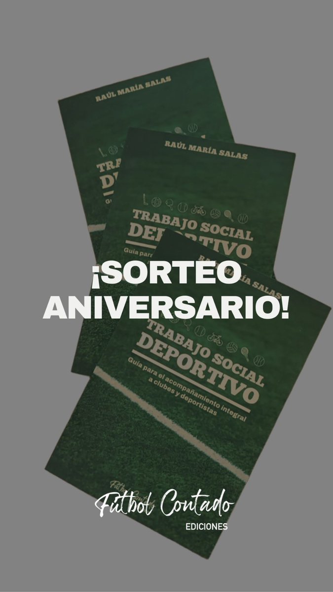 📚Arrancó noviembre y cumplimos 5 años de vida. En nuestro Instagram @futbolcontadoed vamos a tirar la casa por la ventana. 

📌Vayan a seguirnos que ya largamos con los sorteos 

✔️ instagram.com/reel/DQke-7WD4…