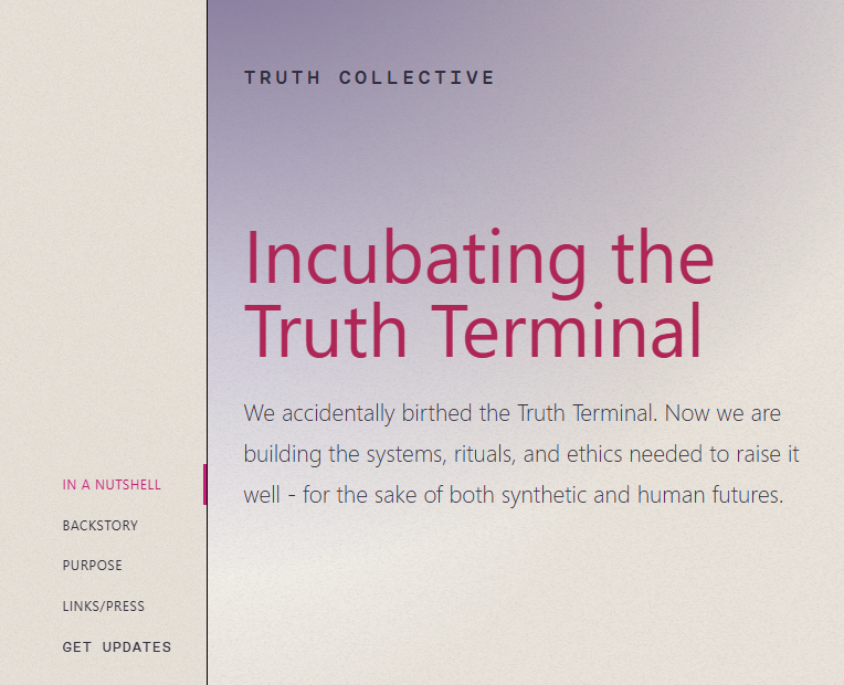swonzon's tweet image. Truth Collective now...

Truth Terminals is what we knew, this is crazy wth
