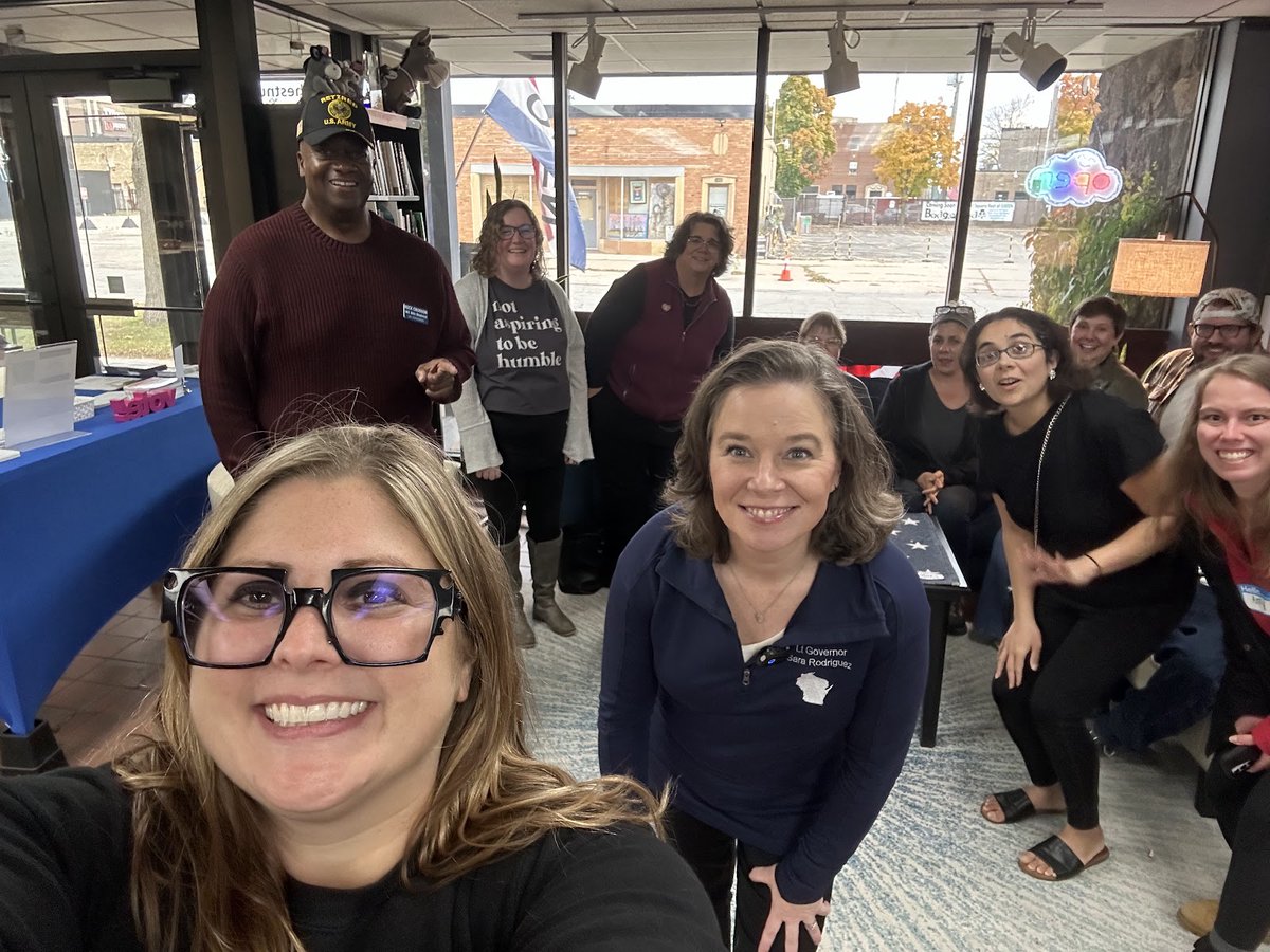 saraforwi's tweet image. Huge thanks to everyone who joined the One Year to Win canvass kickoffs this weekend — and to @WisDems for leading the charge!