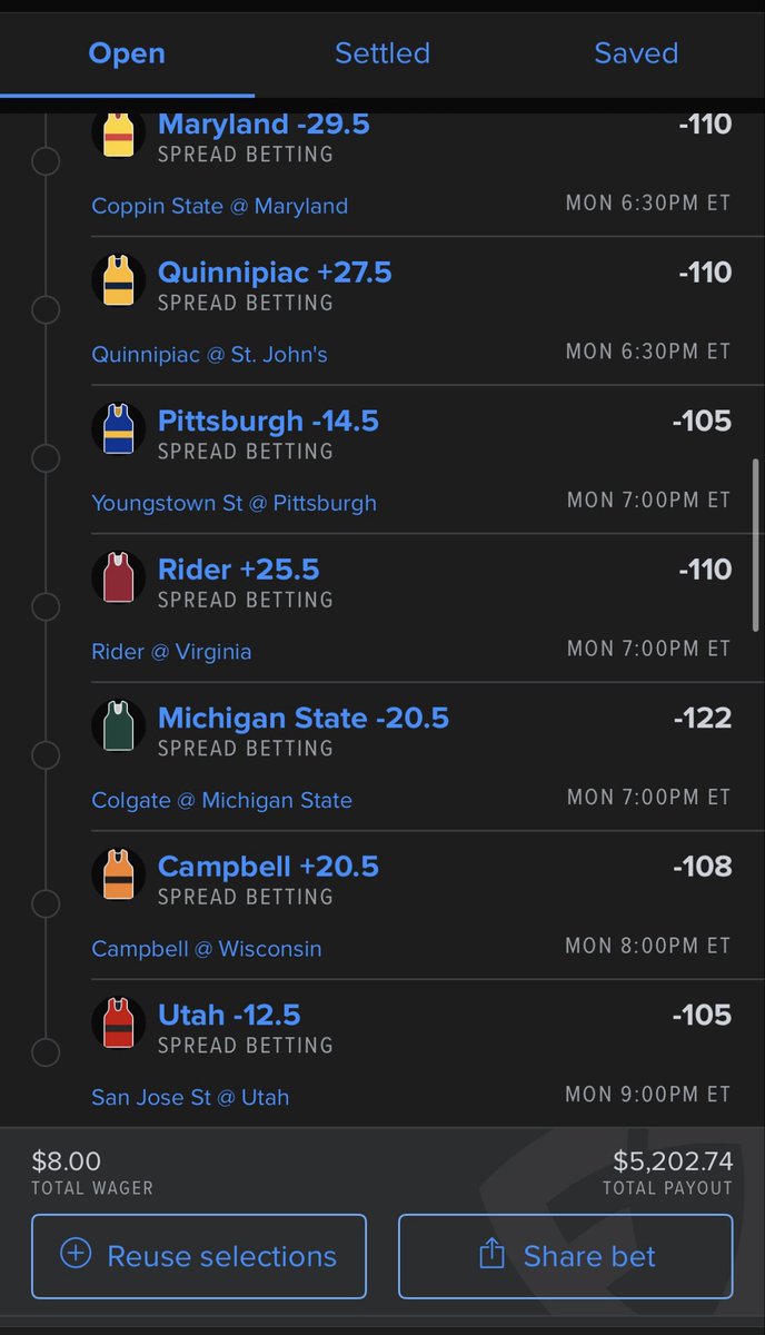 DegenDonHits's tweet photo. COLLEGE HOOPS IS BACK🏀🚀🚀 LETS MAKE SOME 🤑💸 #LottoLeague has a banger lotto for yall👀👀 10 LEGS +65000🔥🔥🚀 Dm to join the community for every lotto, every night!! https://t.co/mUM4CN3K4l