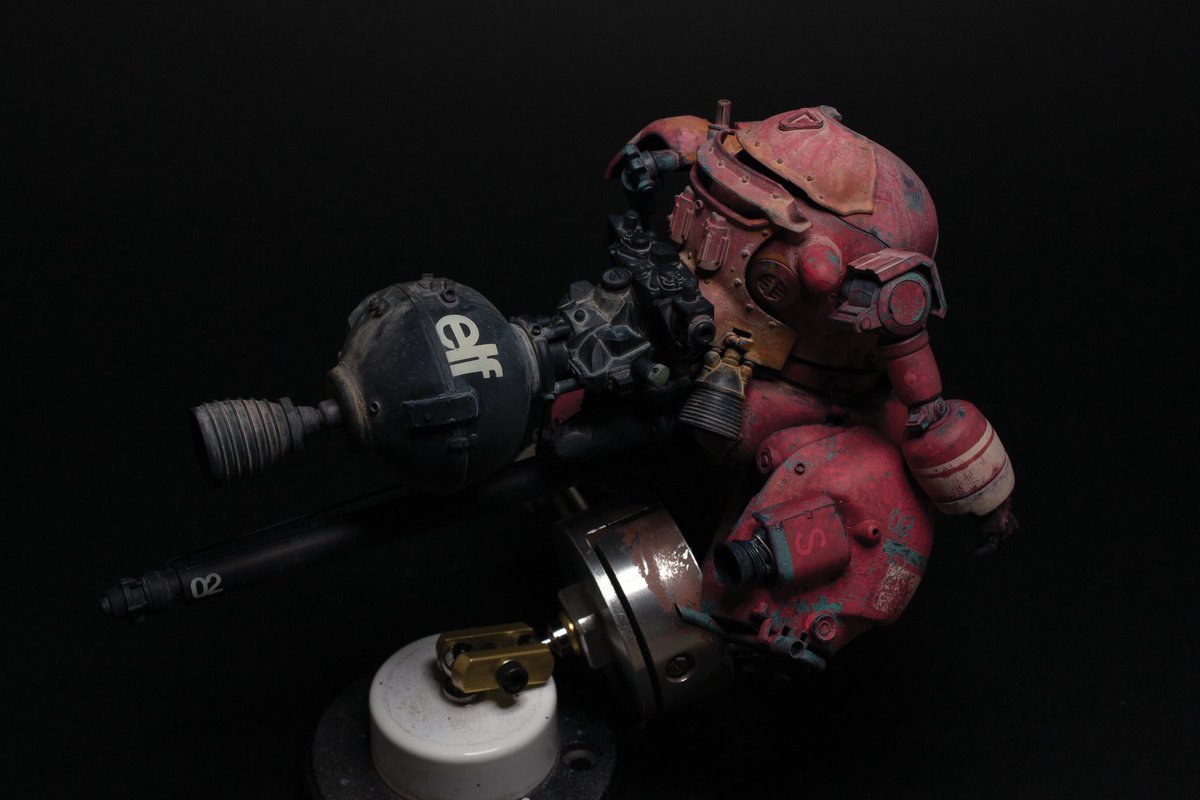 TG/02 OPR - Mecha Group 1/20 kitbash Tank Roku + Kaus + Neuspotter
#wip #opr #rsp