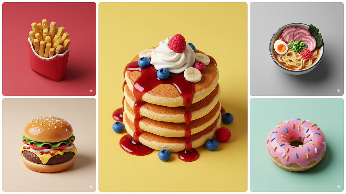 Our Ultimate 3D Clay Food Master Pack guarantees perfect, commercially viable product shots every single time. It includes the secret Gemini prompt + 9 ready-to-use assets.
Master the minimal, high-value aesthetic. Get the pack 
[sedaghatarshia.gumroad.com/l/ybvhcce]
#AIart #Gemini #prompt