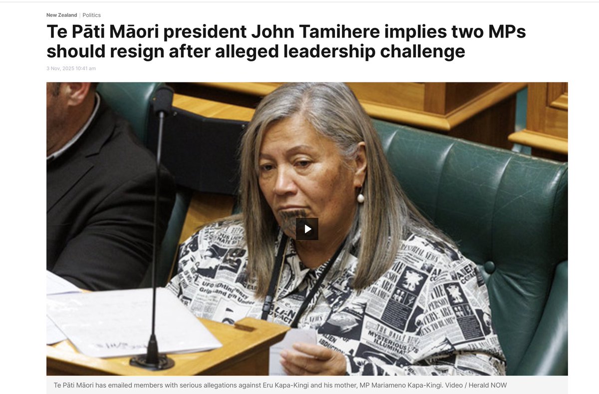 tauhenare's tweet image. Maybe its him that should resign. #TMP