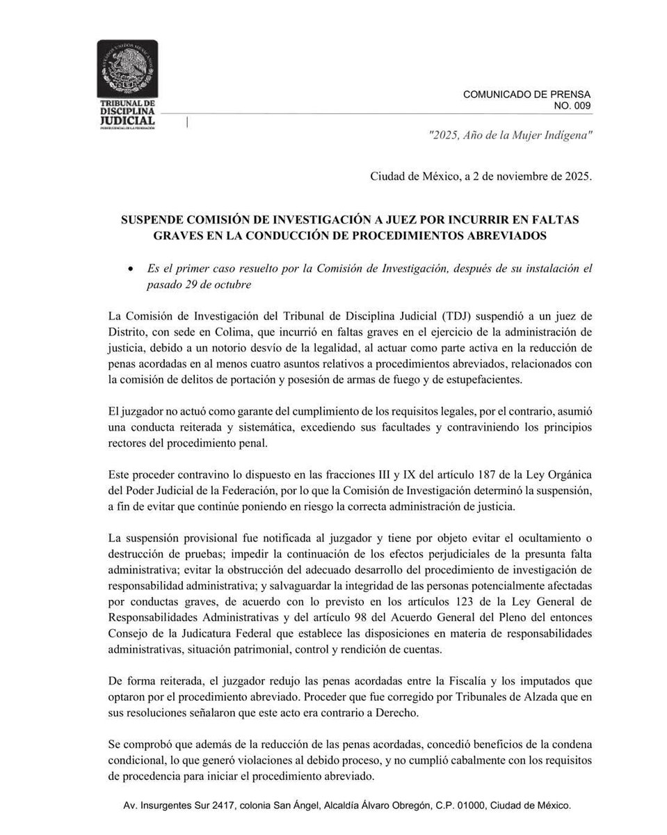 Juez valiente que aplicaba el control ex oficio e inaplicaba la PPO; asumía el control judicial y redujo penas. Reclasificó la conducta de una de posesión con fines de comercio de narcótico a posesión simple y dictaba medida una diversa a la prisión preventiva. El juez Sigales