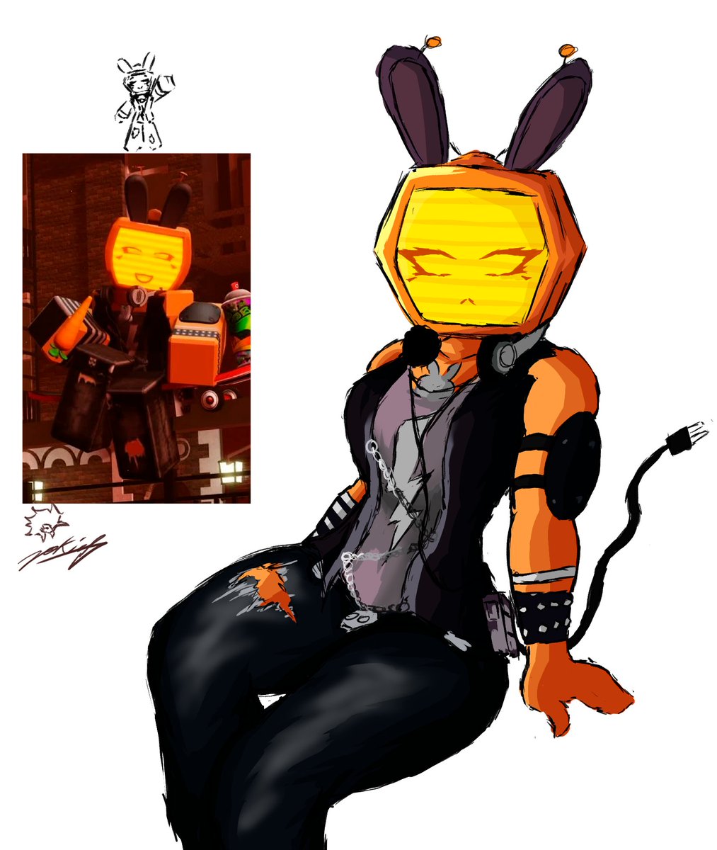 I saw her and said, why not give it a try? 🤔

#veeronica #forsakenfanart #forsakenroblox