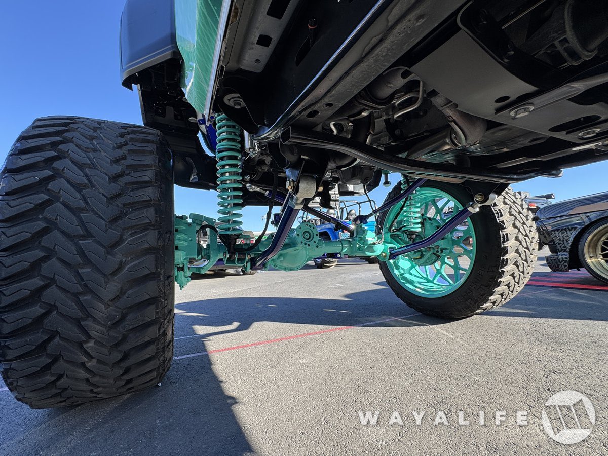 42 inch tires, factory axles and a Bluetooth driveshaft… it’s definitely SEMA!  🤪

Check out the WAYALIFE forum  for more from the show!

#sema #semashow #sema2025