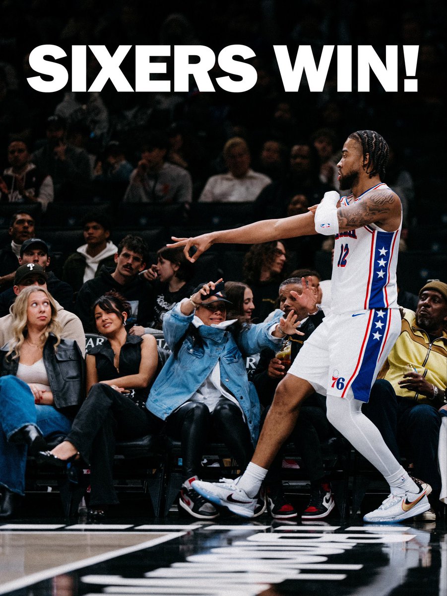 The chemistry that the team is generating is incredible. It's quite fun to watch them play. What kind of season start?

<a href="/sixers/">Philadelphia 76ers</a> 🔥🔥