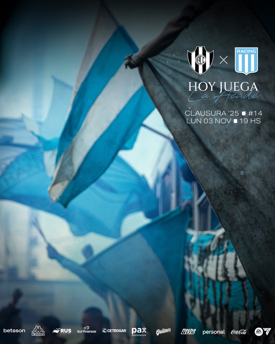 ¡HOY JUEGA LA ACADEMIA! 🩵👊🏻