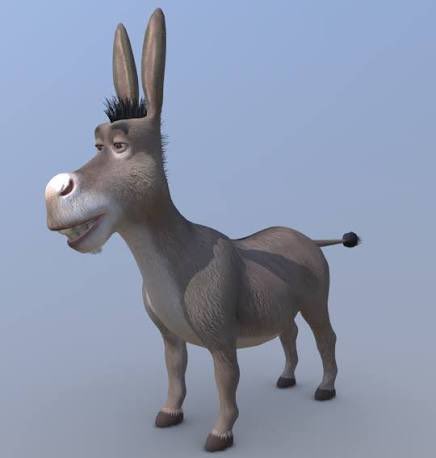 Este es el burro de Shrek. El segundo burro mas caro del mundo. El primero es Kevin Castaño