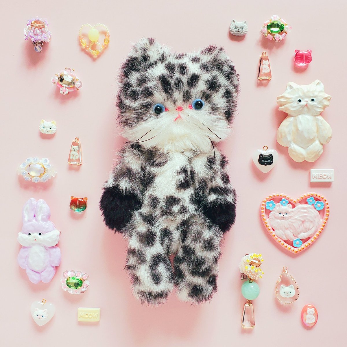 MOLYハンドメイド ぬいぐるみ キャラクター 3点セット - その他