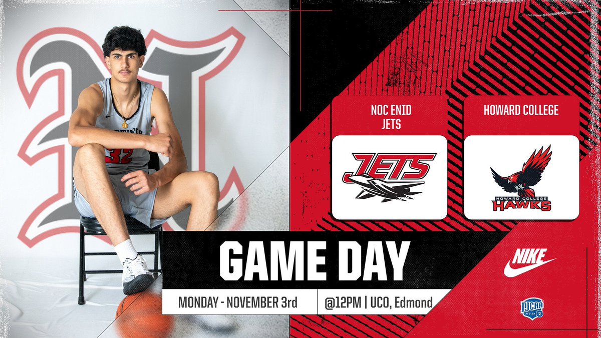 NOCEnidMBB's tweet image. GAME DAY 🍿
Jets vs Howard Hawks
12PM tomorrow | UCO Edmond
Live stream (free) link in our IG story 💻📱

#JetFAM ✈️