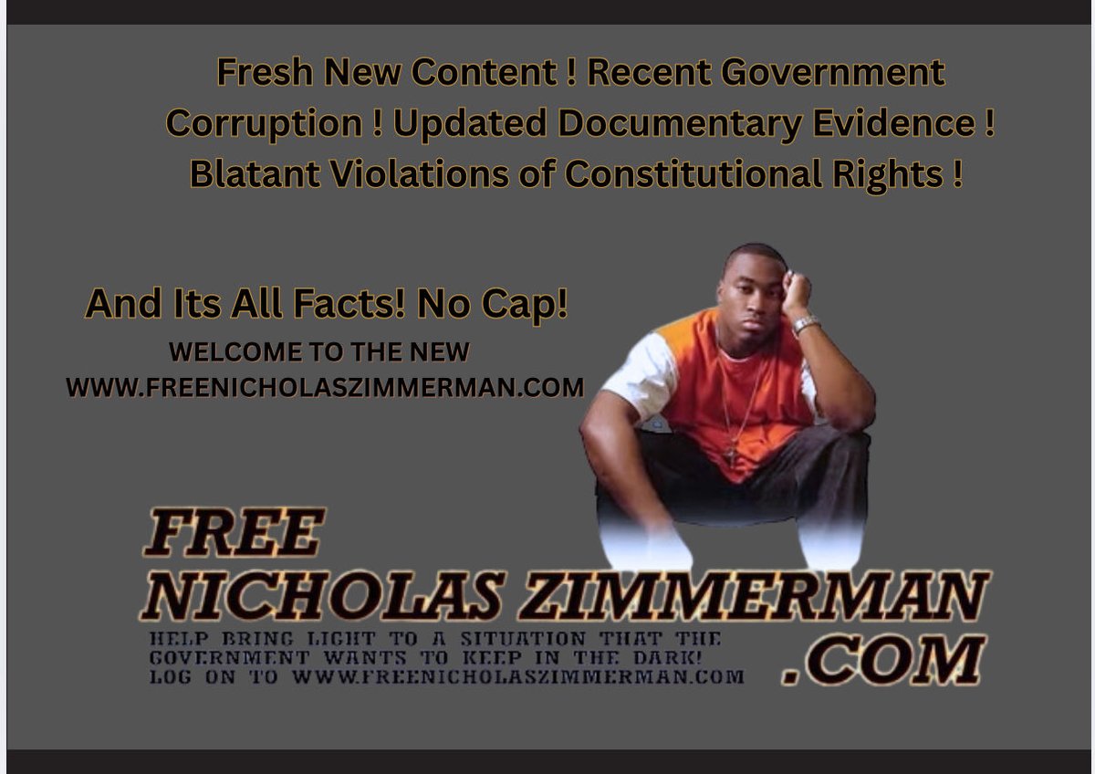 MAEG_Movement's tweet image. Welcome to the New FREENicholasZimmerman.com