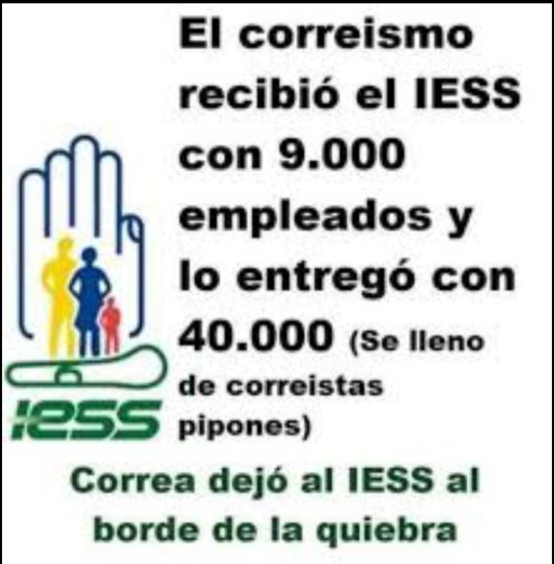 Llenaron las dependencias del IESS con su militancia y quedaron muy agradecidos, tan agradecidos que aman a Correa. 
Dónde han ido a parar nuestros aportes.
