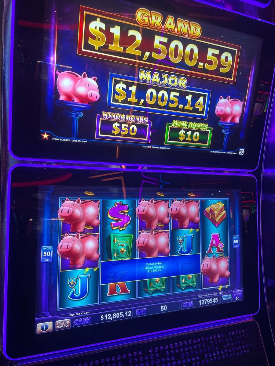 16 years in the gambling business and reading thru thousands of player reports these are the machines that hit the best.  
5. Lock it Link 25,000x pay here in the photo