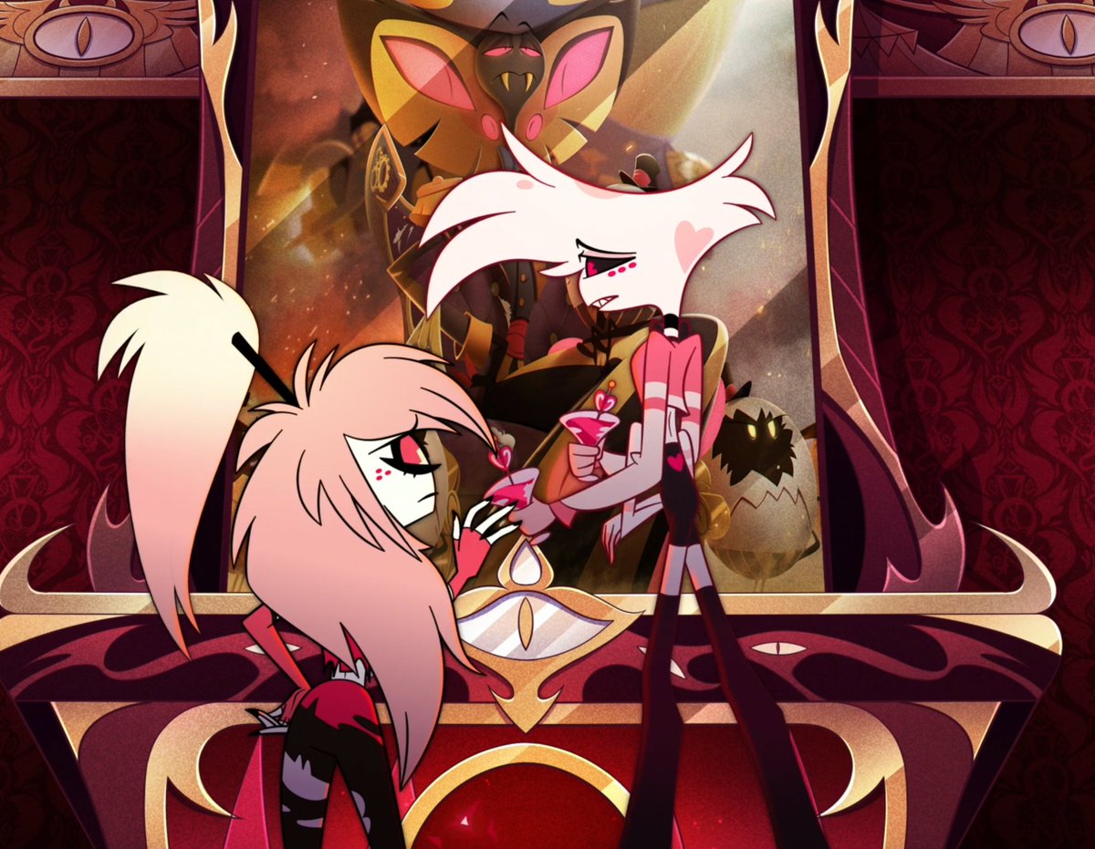 It's actually so sweet that Angel named the drink Harder Daddy cuz it reminds him of his first encounter with Pentious 💔 #HazbinHotel