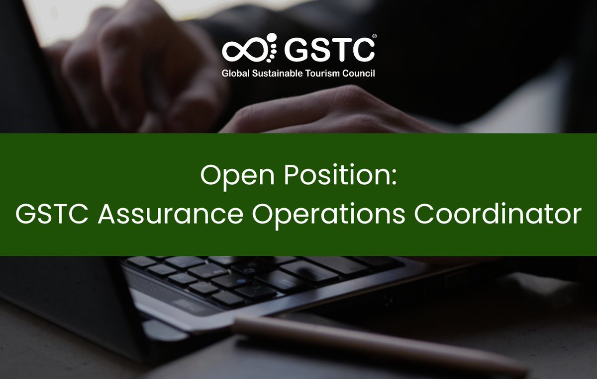 GSTC_'s tweet image. 🚀We&apos;re Hiring! Join the GSTC Team 🌍

📄Learn more about the role and how to apply here: 
gstc.org/open-position-…

#GSTC #OpenPosition #SustainableTourism #RemoteWork #JobOpportunity #WeAreHiring #GSTCAssurance